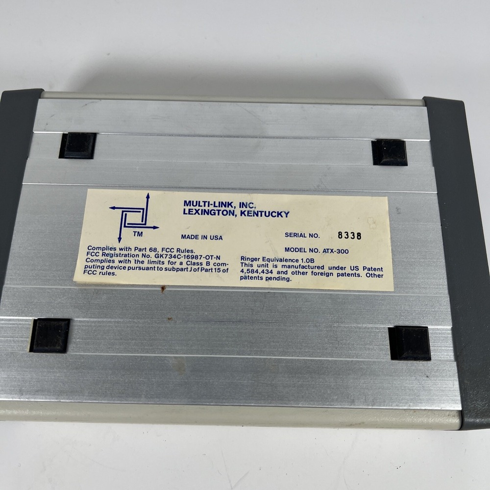 Mutli-Link Inc ATX-300 Untested Computerized Call Processor/Fax/Ringer AS-IS - Picture 7 of 8
